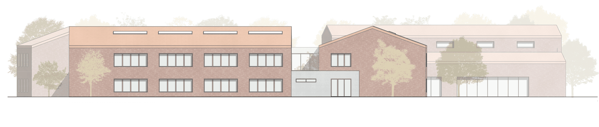 Schule zwischen Dorf und Landschaft