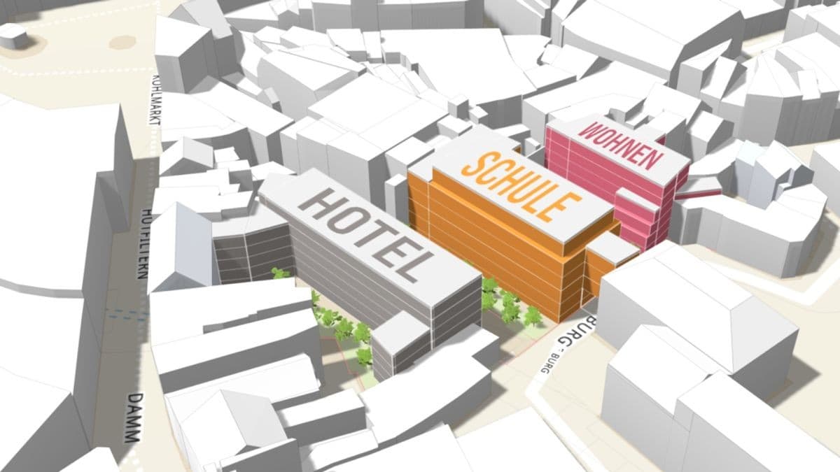 Stiftshöfe - Schule, Hotel, Wohnen: Burgpassage bekommt völlig neue Nachnutzung | Braunschweig