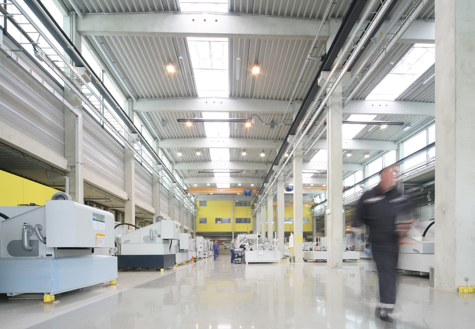 Mehr Raum für die Produktion. Die Erste.